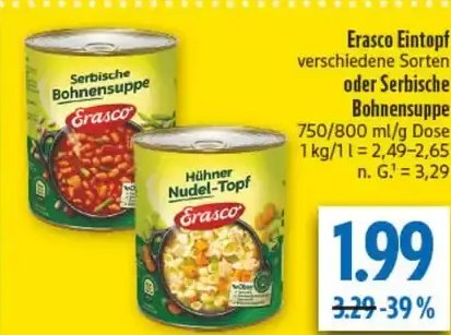 Erasco Eintopf