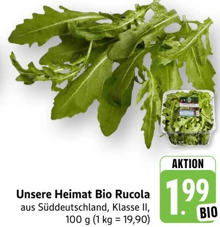Unsere Heimat Bio Rucola