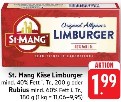 St. Mang Käse Limburger