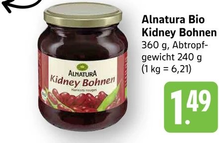 Alnatura Bio Kidney Bohnen