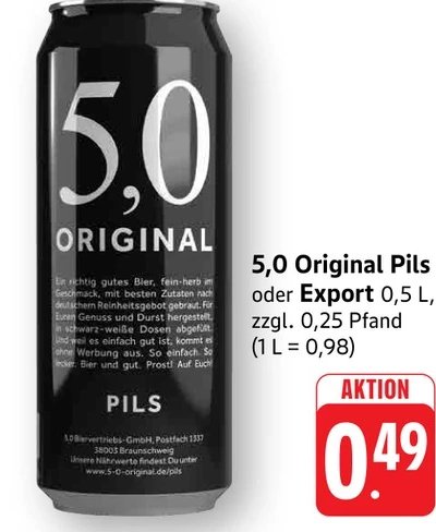 5,0 Original Pils
