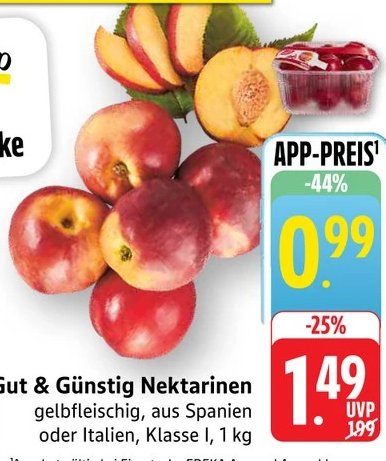 Gut & Günstig Nektarinen