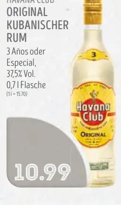 HAVANA CLUB ORIGINAL KUBANISCHER RUM