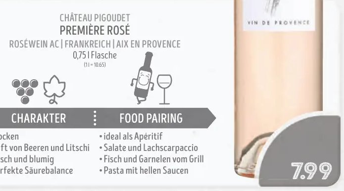 CHÂTEAU PIGOUDET PREMIÈRE ROSÉ