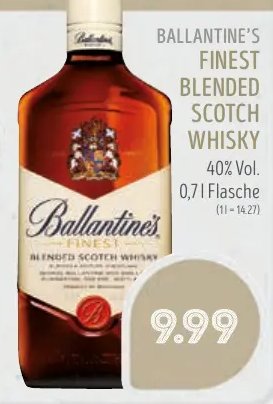 BALLANTINE'S FINEST BLENDED SCOTCH WHISKY