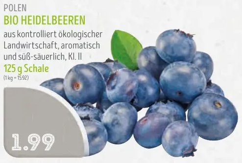 BIO HEIDELBEEREN