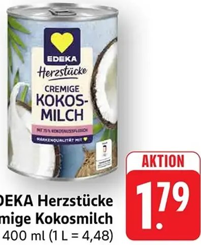 EDEKA Herzstücke cremige Kokosmilch