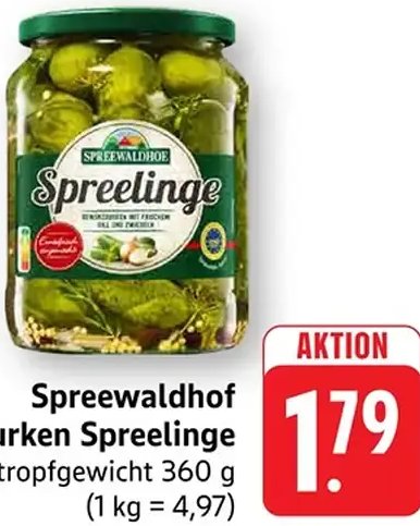 Spreewaldhof Gewürzgurken Spreelinge
