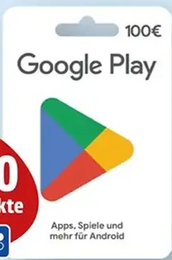 Google Play Guthabenkarte