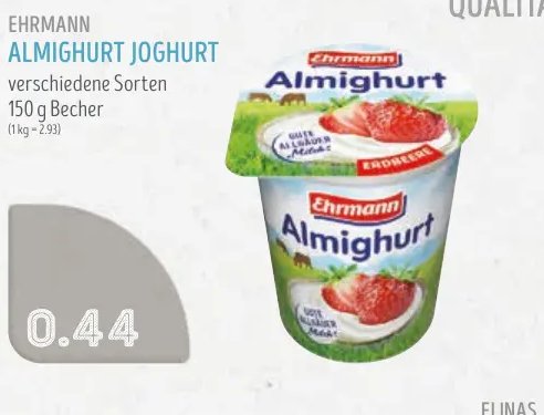 EHMANN ALMIGHURT JOGHURT