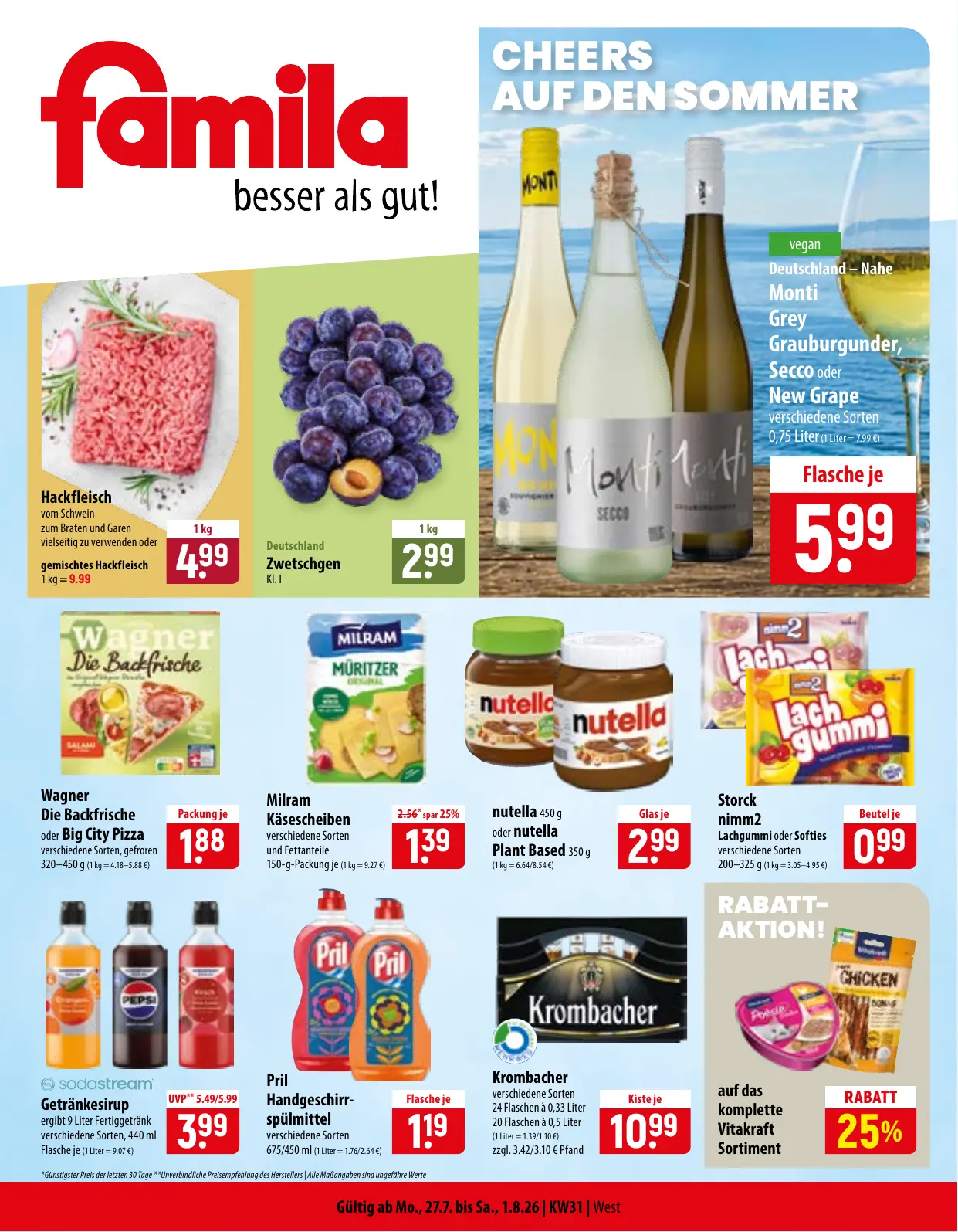 Famila Prospekt Seite 1