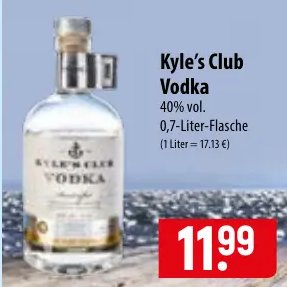 Kyle's Club Vodka