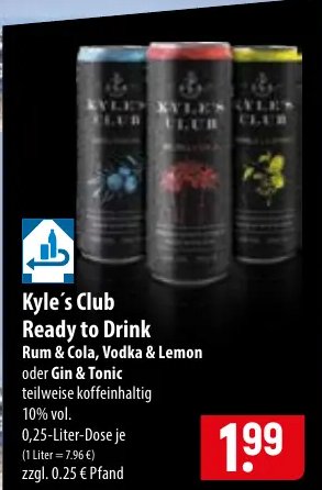 Kyle's Club Ready to Drink