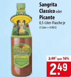 Sangrita Classico oder Picante