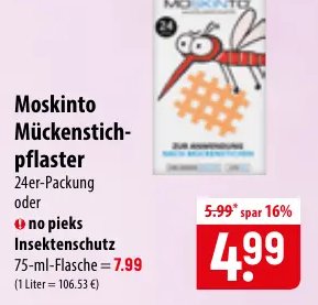 Moskinnto Mückenstichpflaster