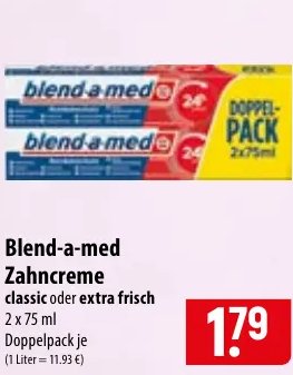 Blend-a-med Zahncreme