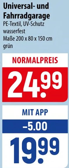 Universal- und Fahrradgarage
