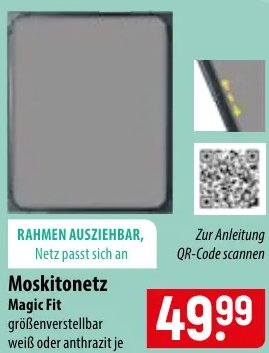 Moskitonetz Magic Fit