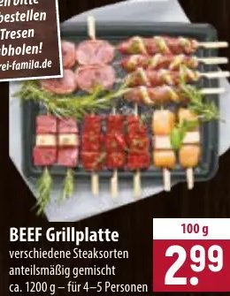 BEEF Grillplatte