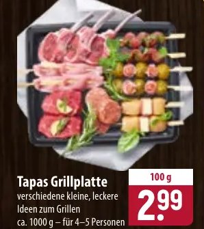 Tapas Grillplatte