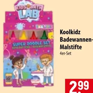 Koolkidz Badewannen-Malstifte