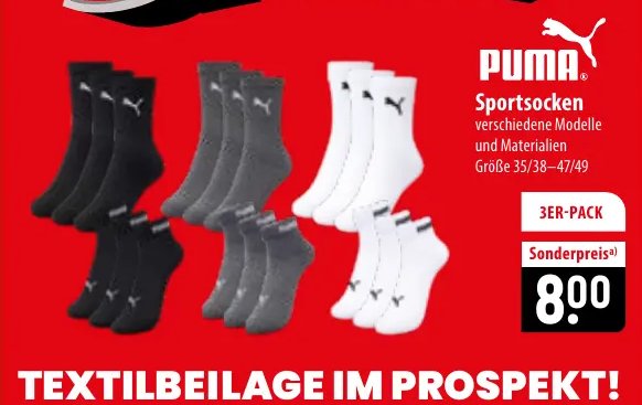 PUMA Sportsocken