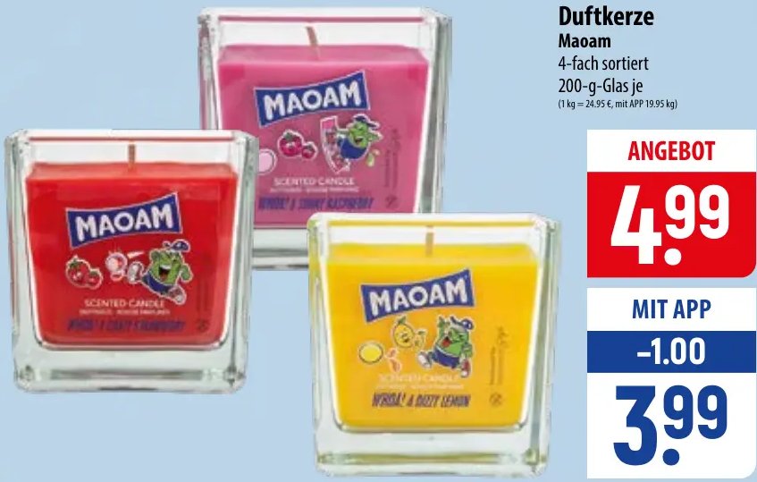 Duftkerze Maoam