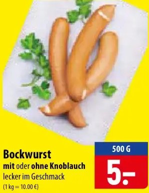 Bockwurst