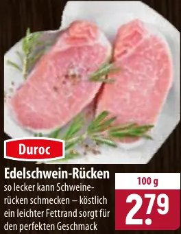 Edelschwein-Rücken