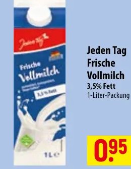 Frische Vollmilch