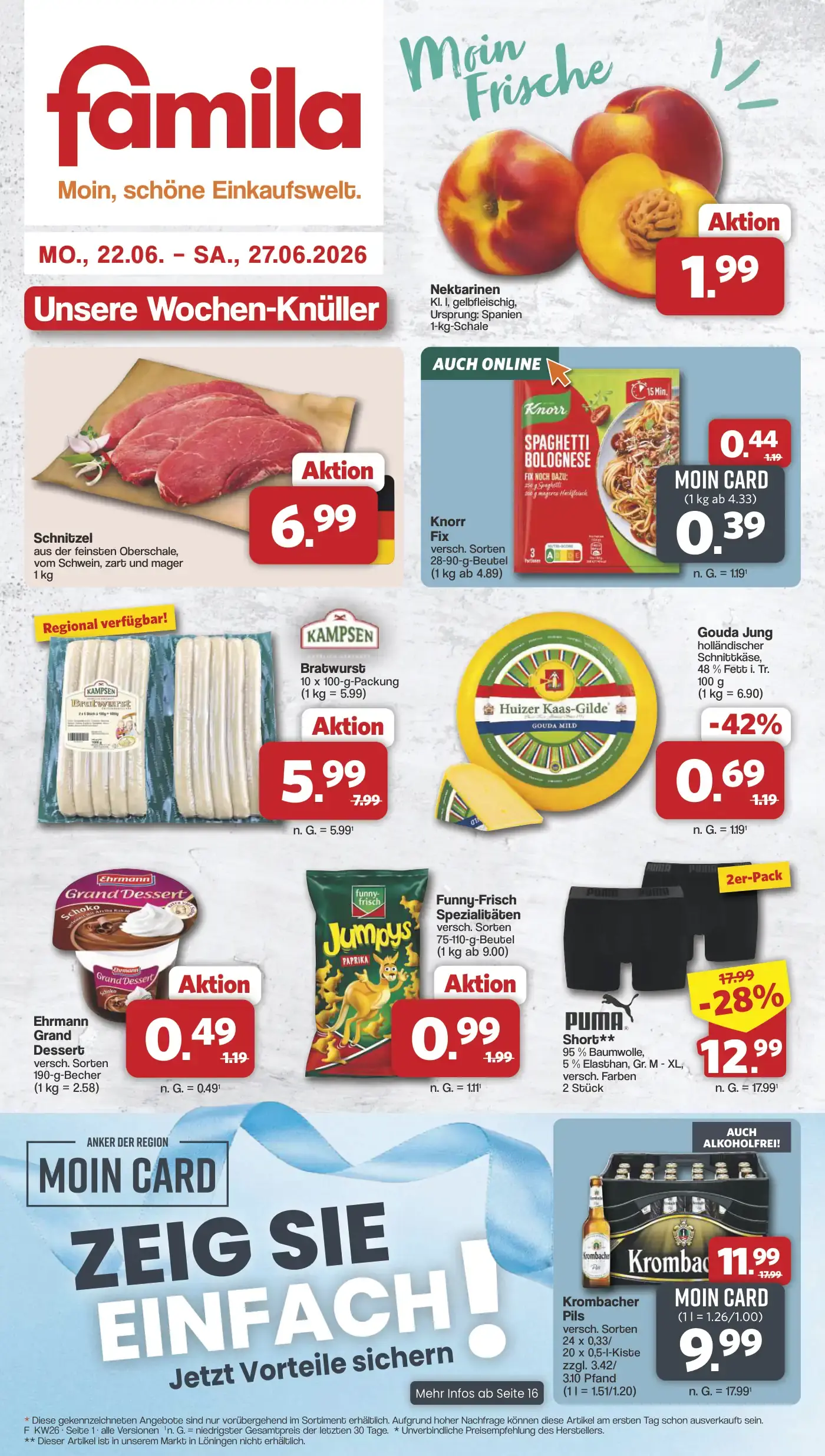 Famila Prospekt Seite 1