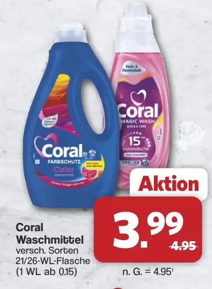 Coral Waschmittel