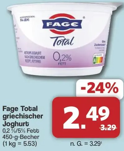 Fage Total griechischer Joghurt