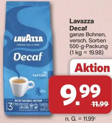Lavazza Decaf