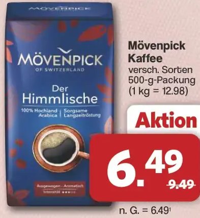 Mövenpick Kaffee