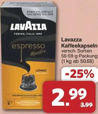 Lavazza Kaffeekapseln