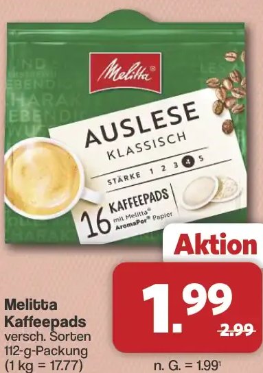 Melitta Kaffeepads