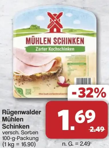 Rügenwalder Mühlen Schinken