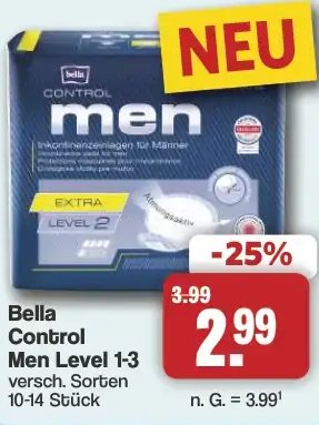Bella Control Men Level 1-3