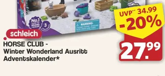 schleich HORSE CLUB - Winter Wonderland Ausritt Adventskalender*