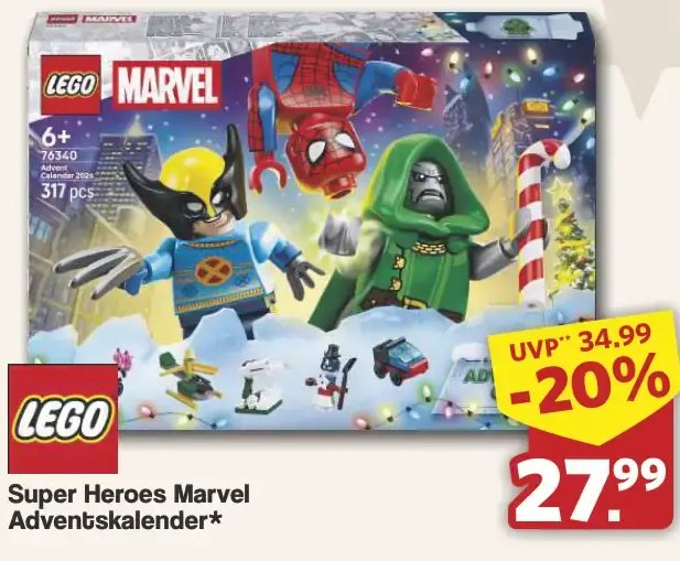 LEGO Super Heroes Marvel Adventskalender*