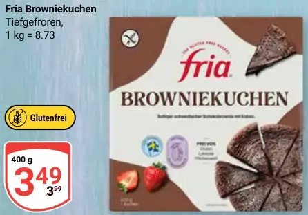 Fria Browniekuchen