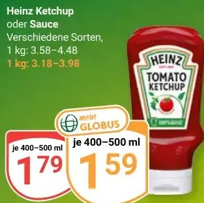 Heinz Ketchup oder Sauce