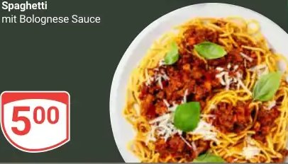 Spaghetti mit Bolognese Sauce