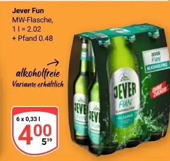Jever Fun MW-Flasche