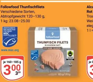 Followfood Thunfischfilets