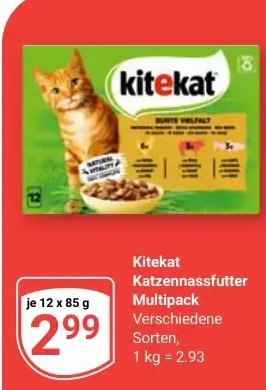 Kitekat Katzennassfutter Multipack