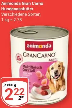 Animonda Gran Carno Hundenassfutter