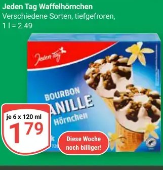 Jeden Tag Waffelhörnchen
