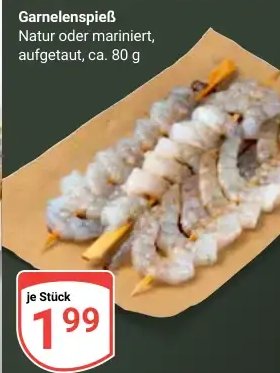 Garnelenspieß